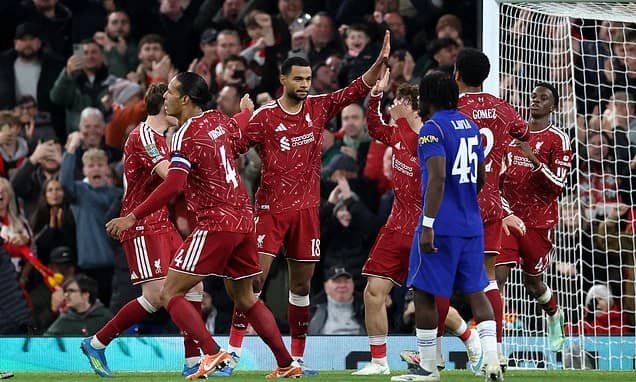 Carabao Cup: Liverpool's tie with Chelsea goes to penalties after Man City beat Brighton in shootout