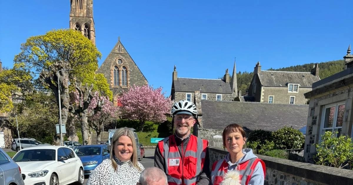Care home makes 'very generous' donation to Borders voluntary group