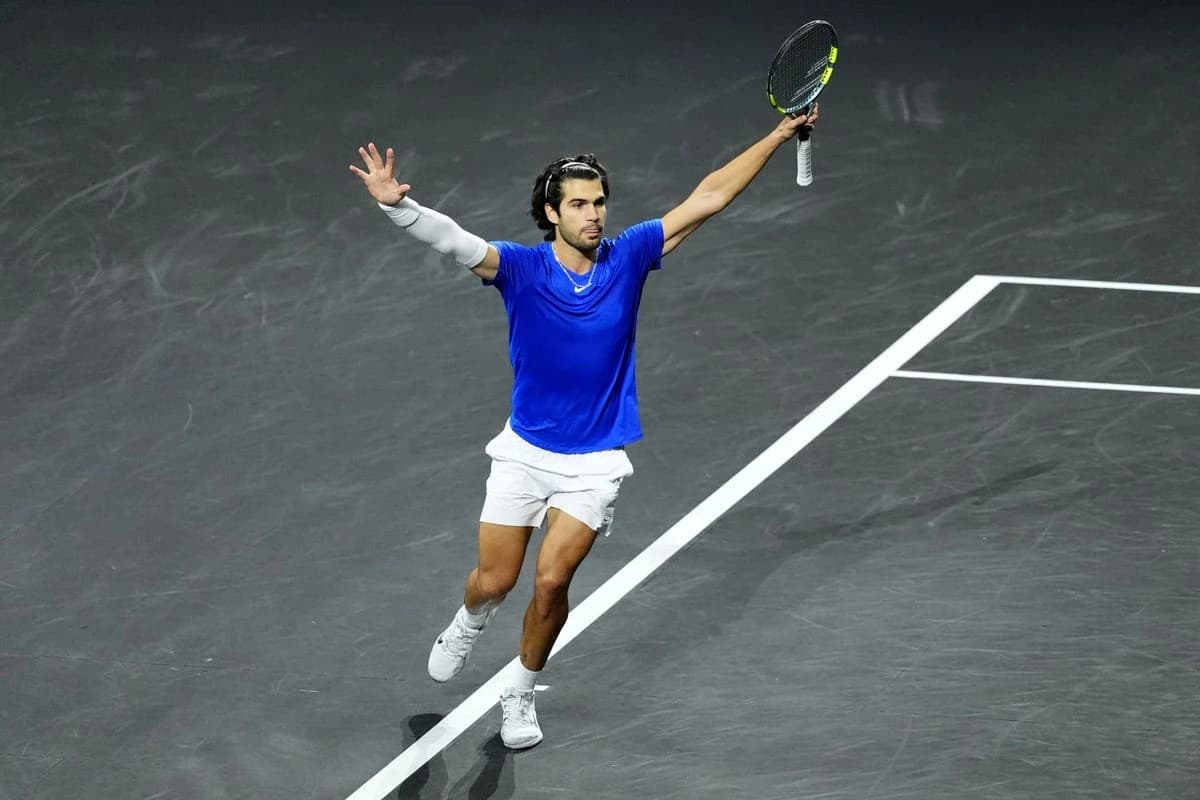 Carlos Alcaraz thrilled with ‘important win’ for Team Europe in Laver Cup