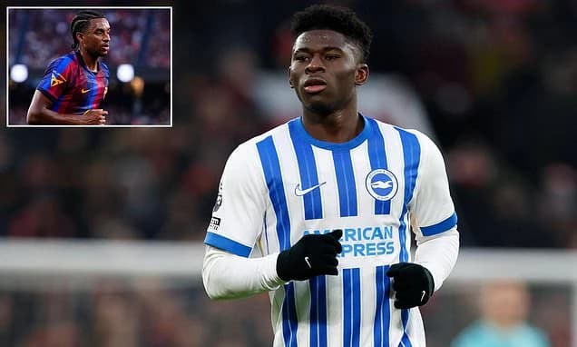 Carlos Baleba passes Man United medical ahead of £70m move as Old Trafford chiefs monitor Barcelona