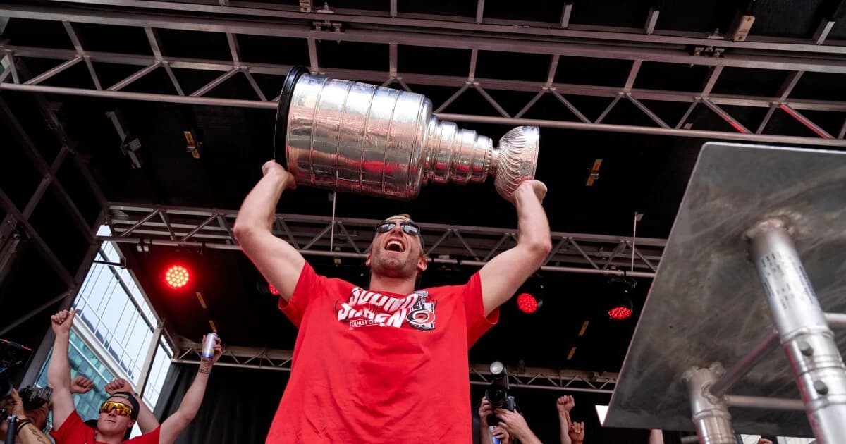 Carolina Hurricanes victory parade brings Stanley Cup to downtown Raleigh