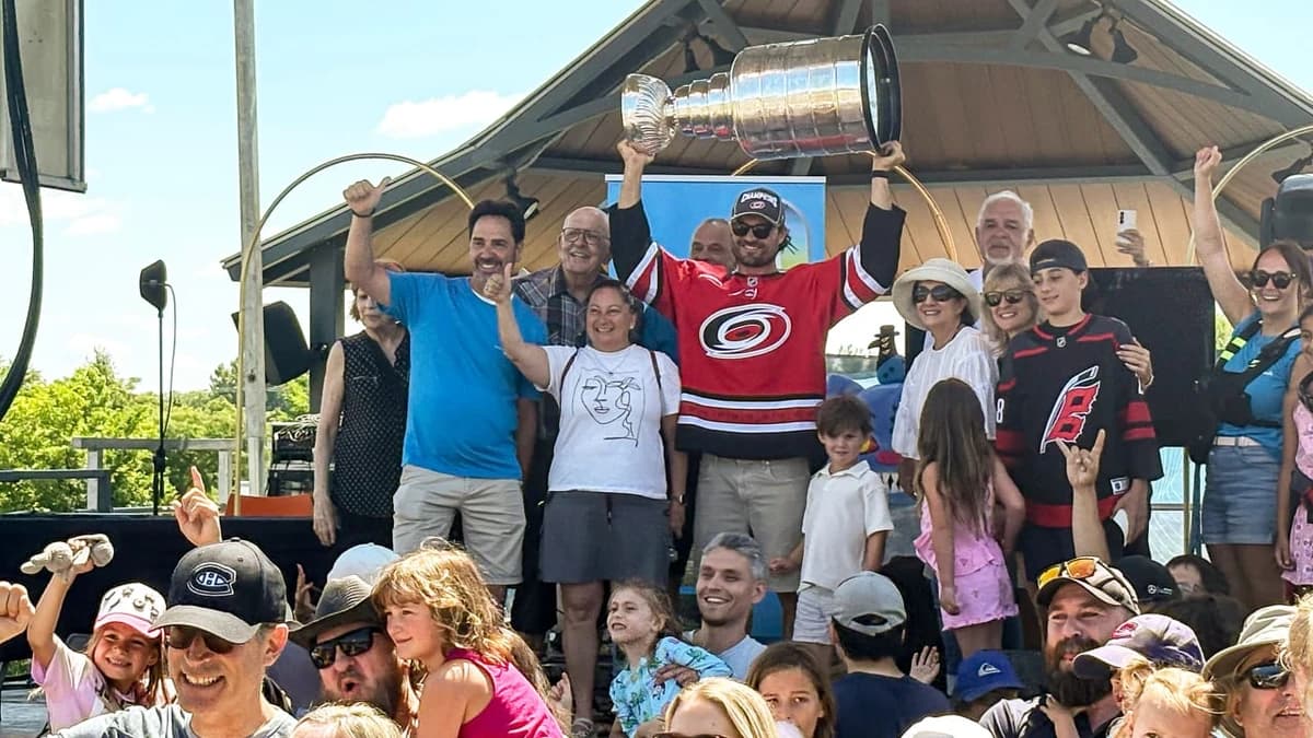 Carrier brings Stanley Cup to hometown again after Hurricanes win