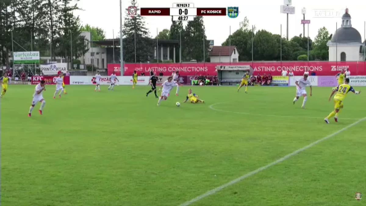 Cătălin Vulturar, gol de la 60 de metri în Rapid - Kosice!