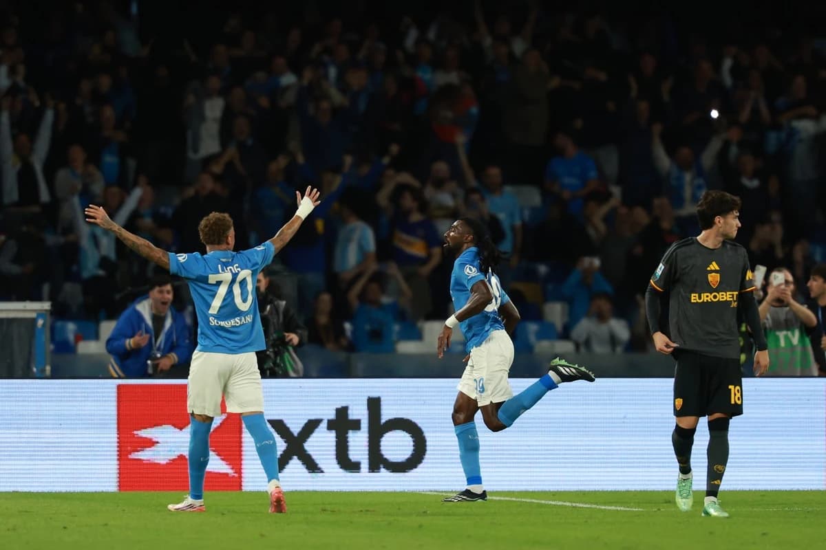 Ce gol în Serie A! Zambo Anguissa a deschis scorul în Napoli - AS Roma din ”foarfecă”