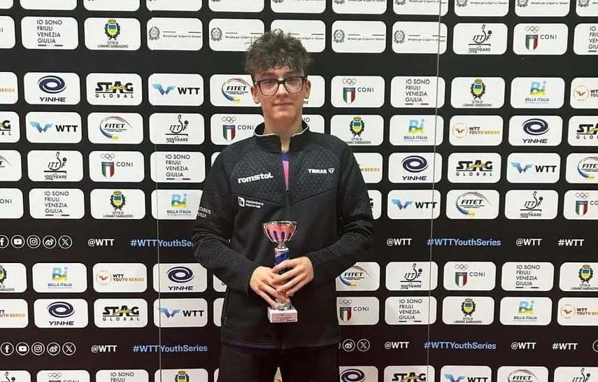 Ce performanţă! Bronz pentru Andrei Ţîbîrnă la WTT Youth Contender Lignano 2026