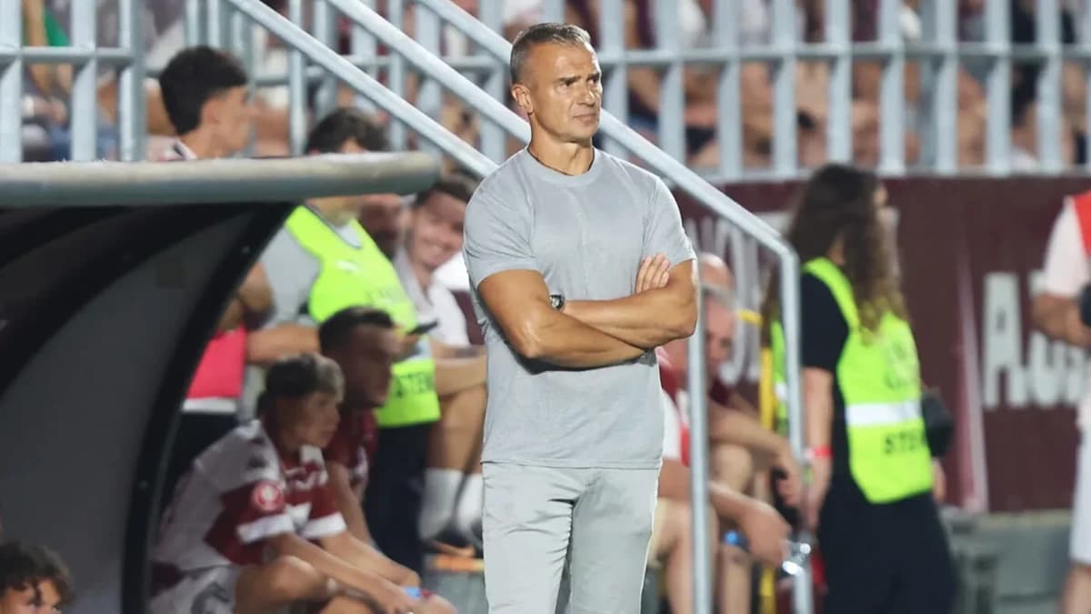 Ce transfer a făcut Rapid! Pancu l-a anunțat după egalul cu UTA: „E peste nivelul Superligii!”