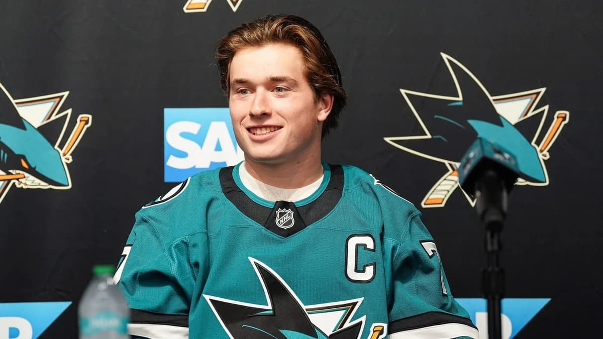 Celebrini, at 20, named youngest captain in Sharks history