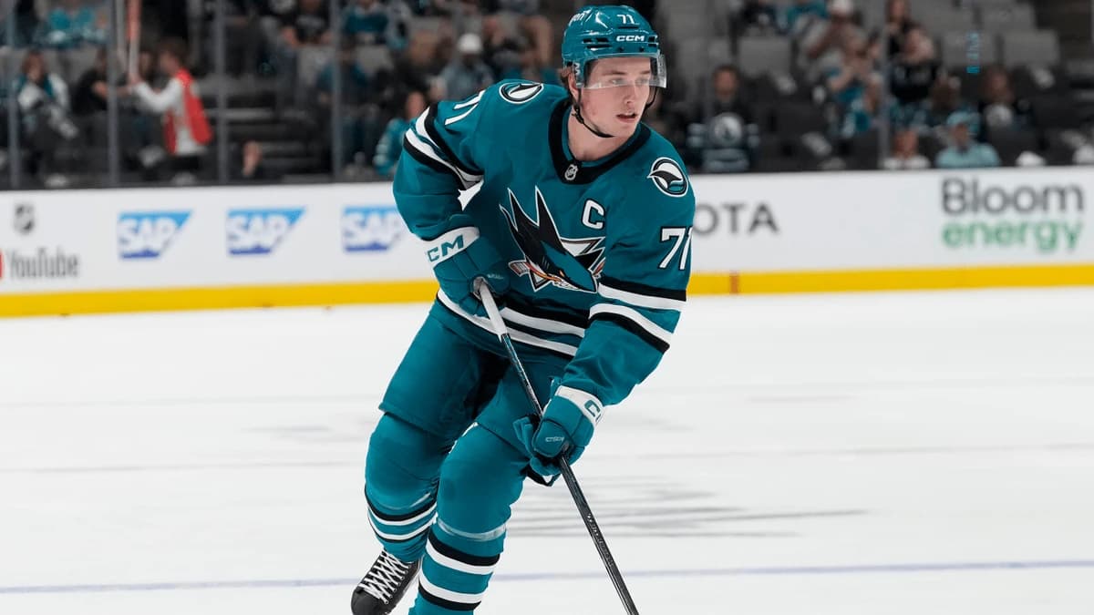 Celebrini misses Sharks loss with lower-body injury