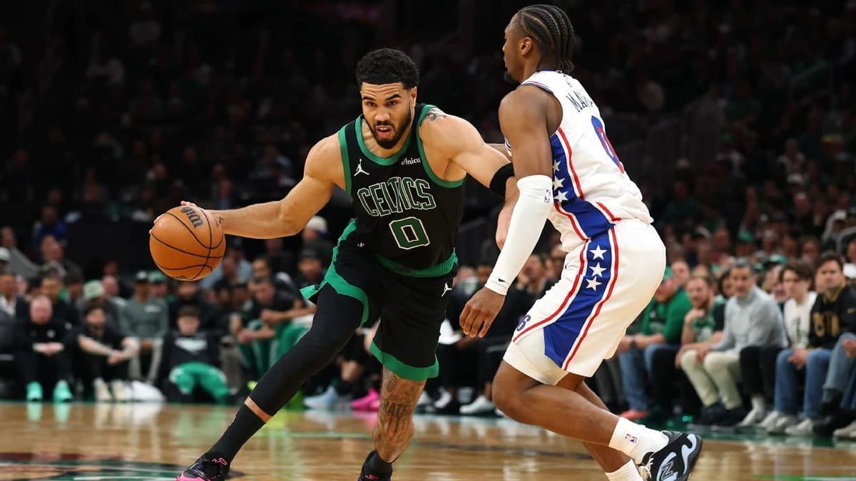 Celtics' Tatum (knee) out for Game 7 vs. 76ers