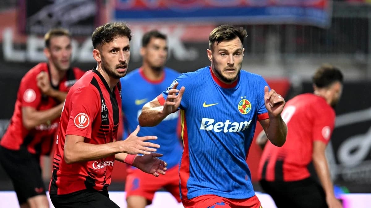 Cerut afară din echipă de Gigi Becali, Dennis Politic i-a răspuns pe teren patronului FCSB