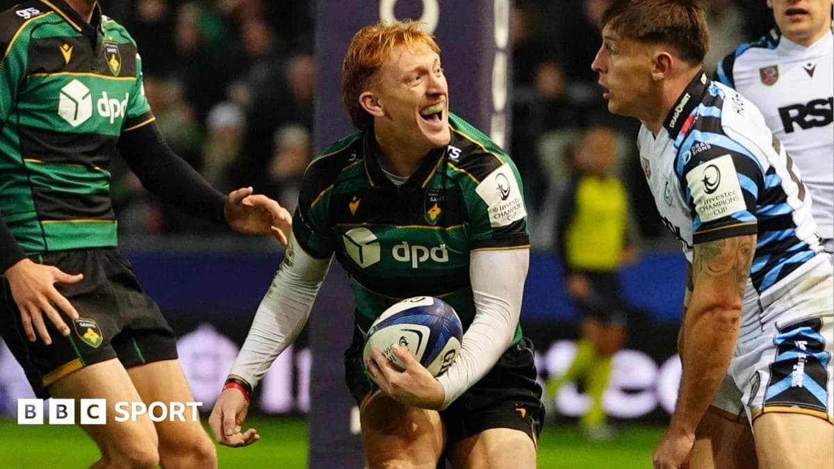 Champions Cup: Northampton Saints 28-12 Cardiff - Prem club wins Champions Cup opener
