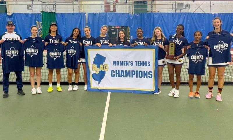 CHAMPS AGAIN! TCNJ Women's Tennis Extends NJAC Title Run to 43