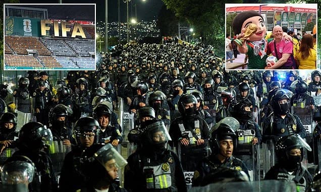 Chaos threatens World Cup kick-off: Tent city forms at venue for tonight's opening ceremony, pricey
