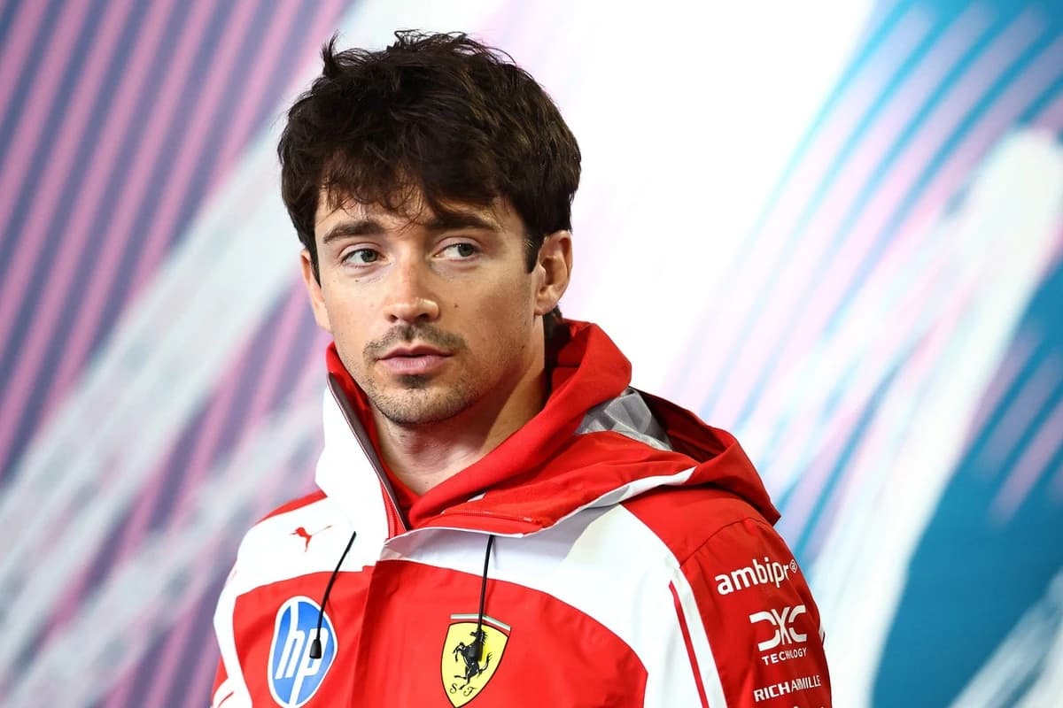 Charles Leclerc handed huge Miami GP penalty after battle with Max Verstappen and George Russell