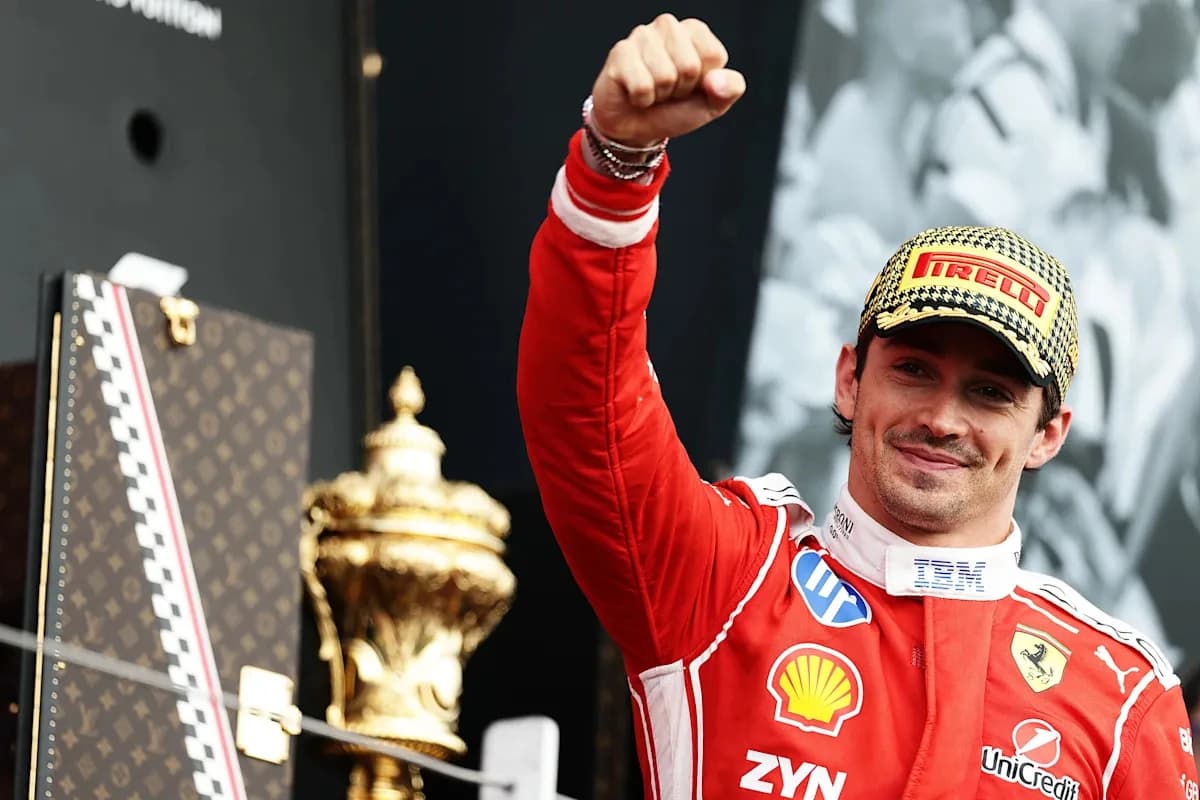 Charles Leclerc wins Formula 1 race at Silverstone in 2026, results