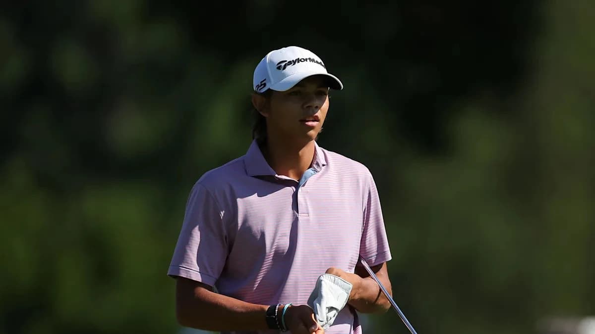 Charlie Woods records personal-best first round at U.S. Junior, still in hunt for match play