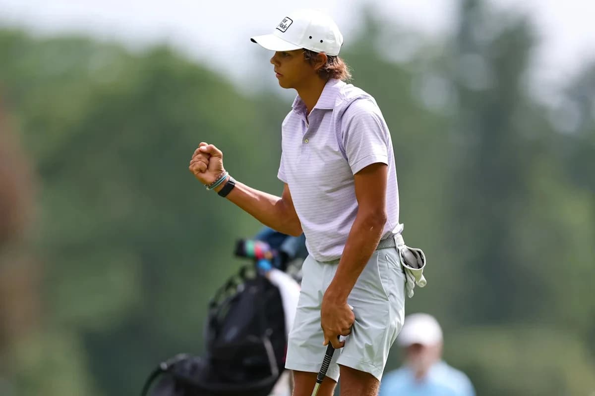 Charlie Woods struggles in Junior PGA Championship opening round