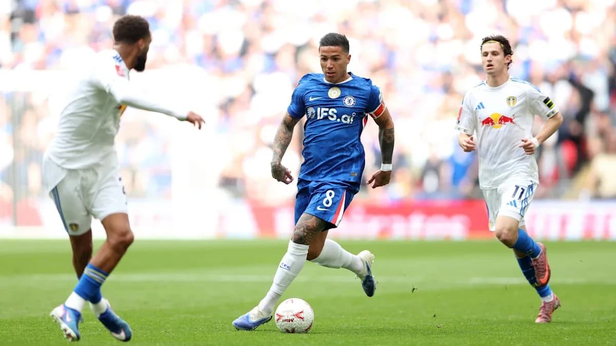 Chelsea 1-0 Leeds: Enzo Fernandez's first-half goal books spot in FA Cup Final vs Man City