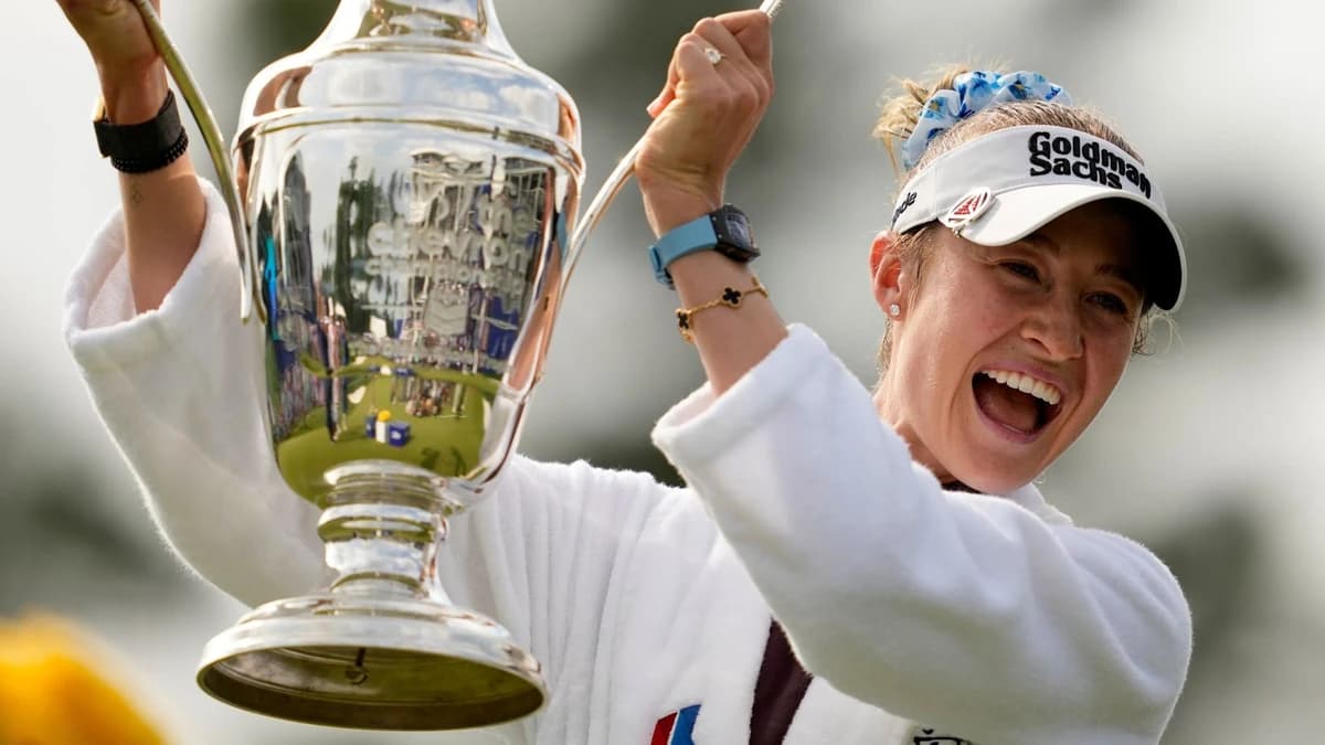 Chevron Championship: Nelly Korda claims third major title with dominant wire-to-wire victory