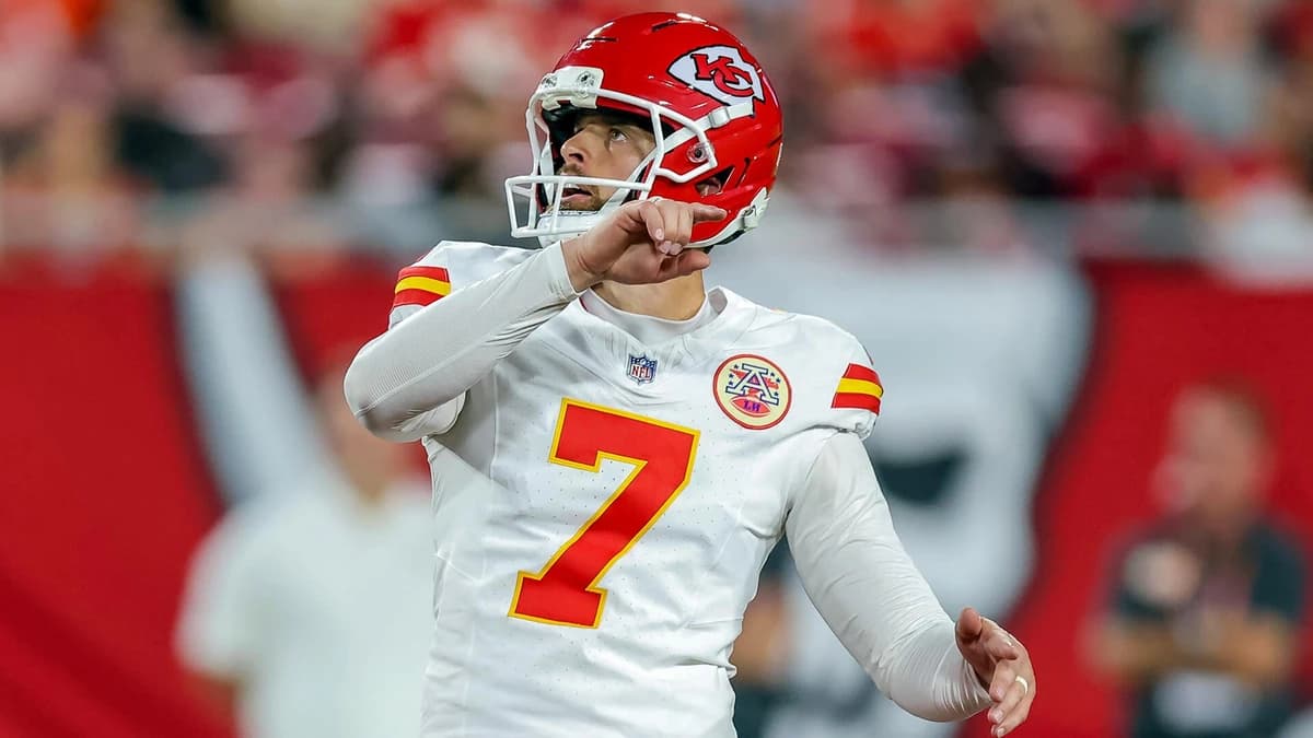 Chiefs' Harrison Butker drills historic 69-yard field goal, but it won't count in the NFL record boo