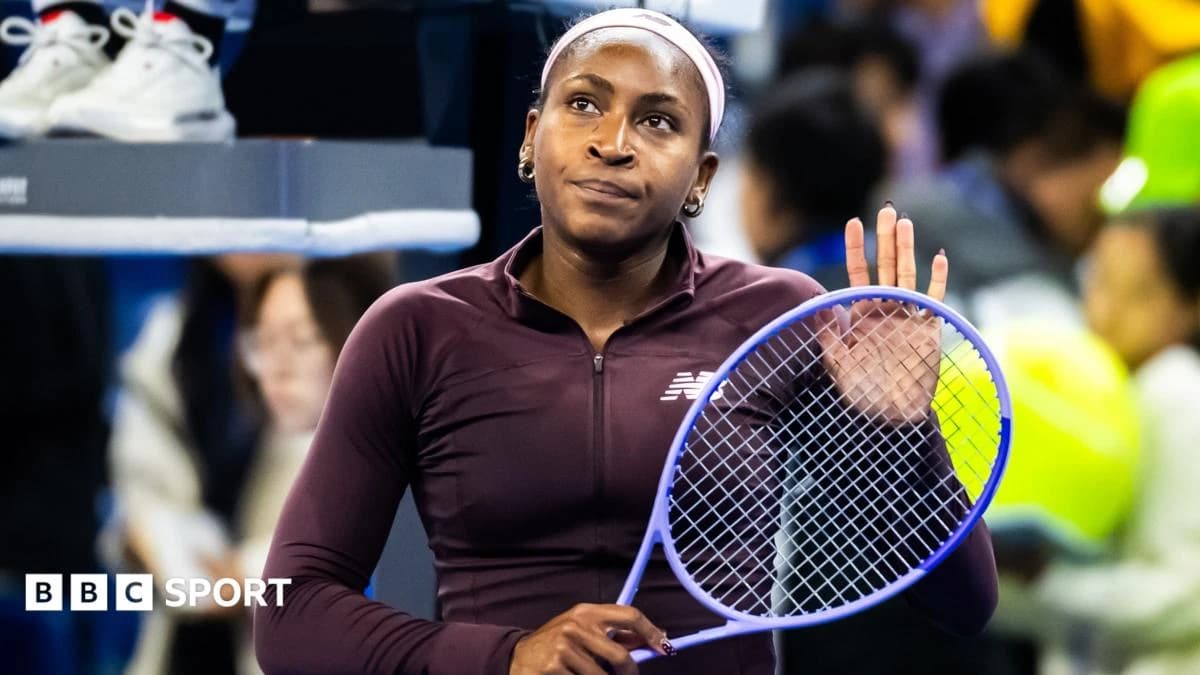 China Open: Coco Gauff condemns racist abuse on social media after incident during Sun Xinran match