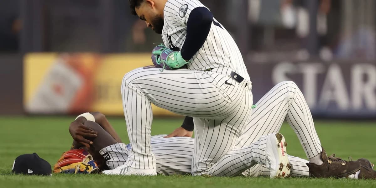 Chisholm in concussion protocol after ugly collision with Domínguez
