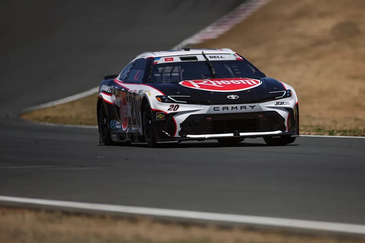Christopher Bell qualifies 14th with broken wrist at Sonoma in 2026