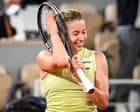 Chwalinska makes history after stunning Shnaider to reach French Open final