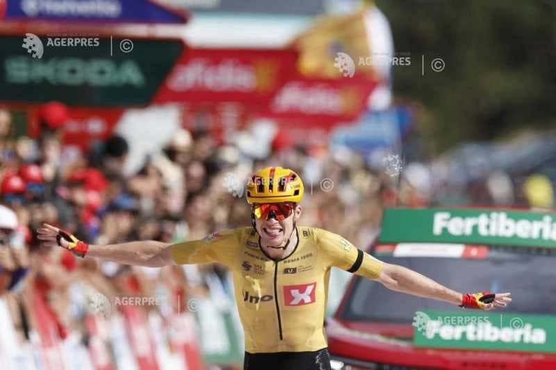 Ciclism: Andreas Leknessund s-a impus în etapa a șaptea a Turului Spaniei; Pogacar rămâne lider la g