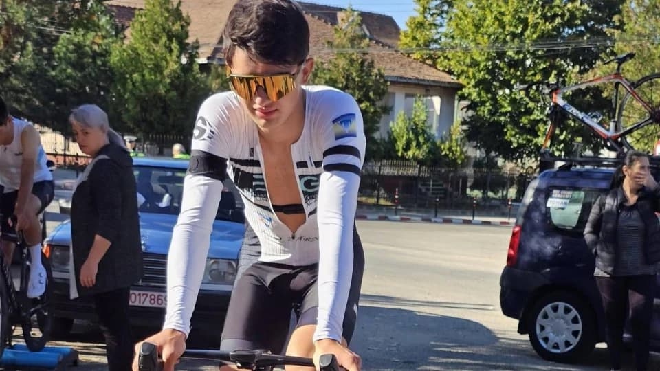 Ciclism. Ianis Sinu, legitimat la ACS Olimpic Zărnești, locul 3 la categoria U17 în cadrul Road Gran