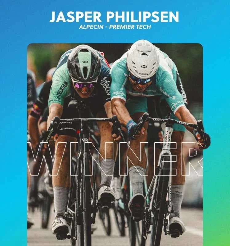 Ciclism: Jasper Philipsen a câștigat etapa a 4-a a Turului Renewi și a devenit lider la general