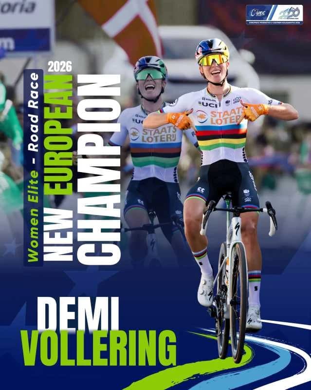 Ciclism: Olandeza Demi Vollering a câștigat cursa de fond la Campionatele Europene din Slovenia
