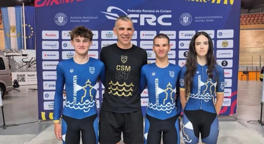 Ciclism: Sportivii CSM Constanța, opt medalii la Campionatul Național de Pistă de la Plovdiv (GALERI