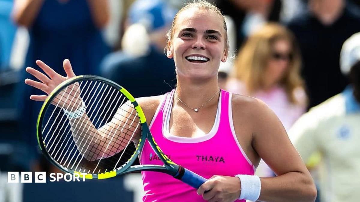 Cincinnati Open: Sara Bejlek to face Coco Gauff in semi-finals