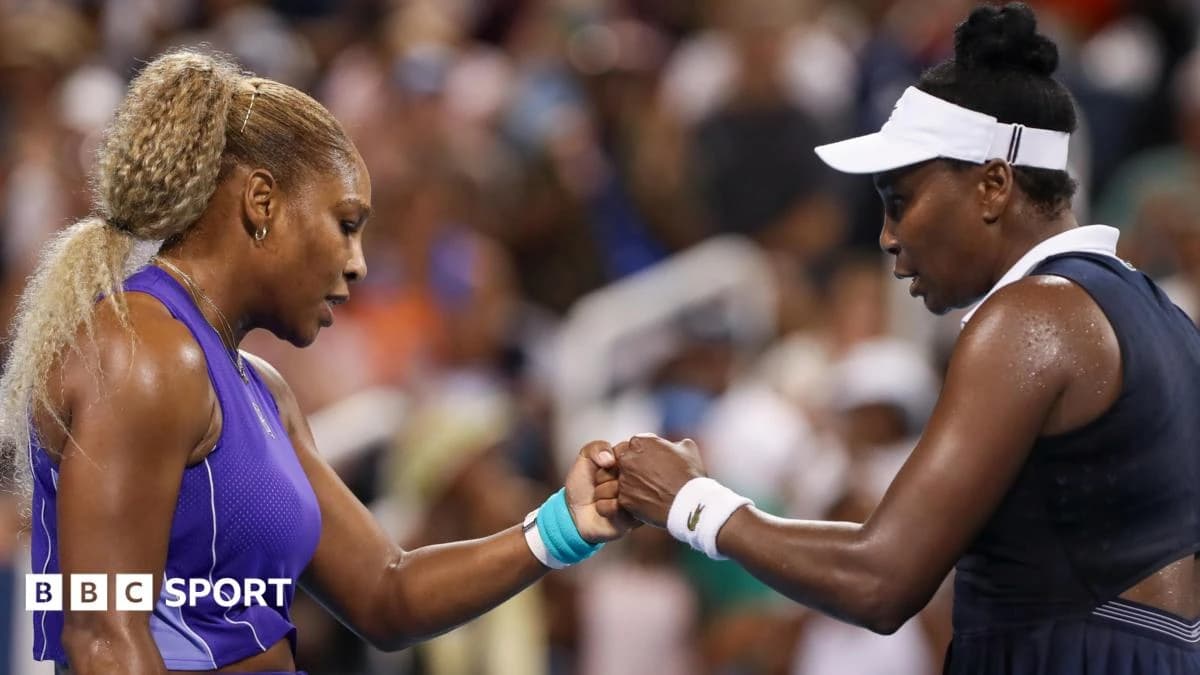 Cincinnati Open: Serena and Venus Williams beaten on doubles return