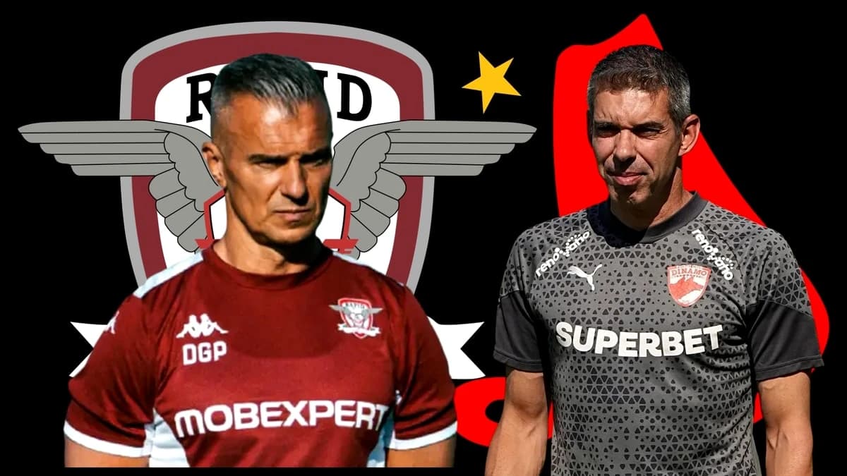 Cine e marea favorită în Rapid – Dinamo, primul derby bucureștean. Daniel Pancu și Nuno Campos, plus