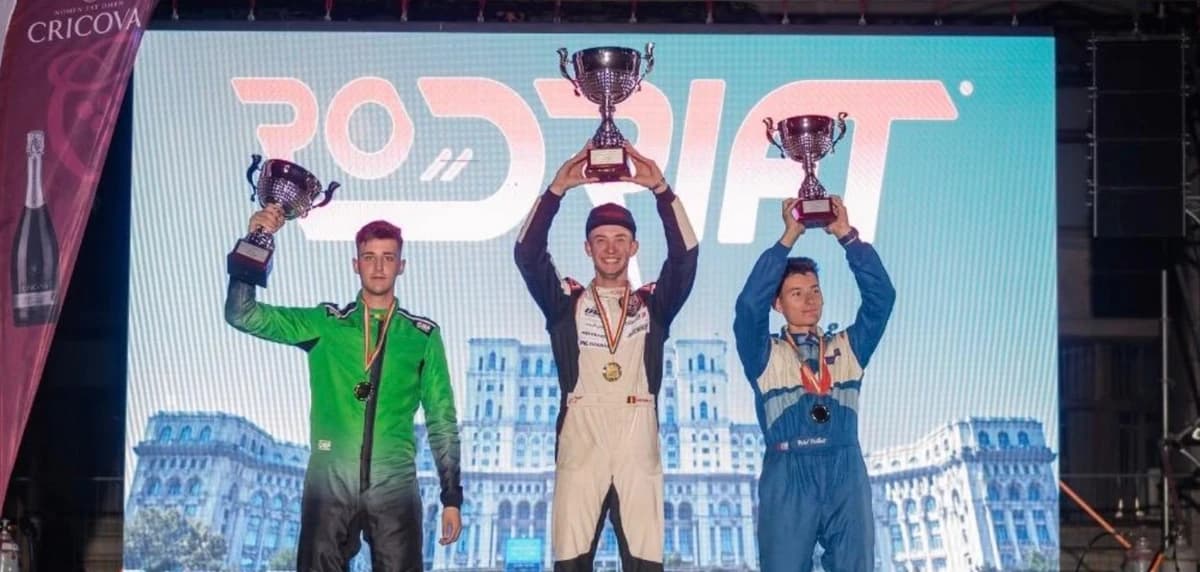 Claudiu Adam a ajuns pe podium la etapa a cincea a Campionatului Național RoDrift