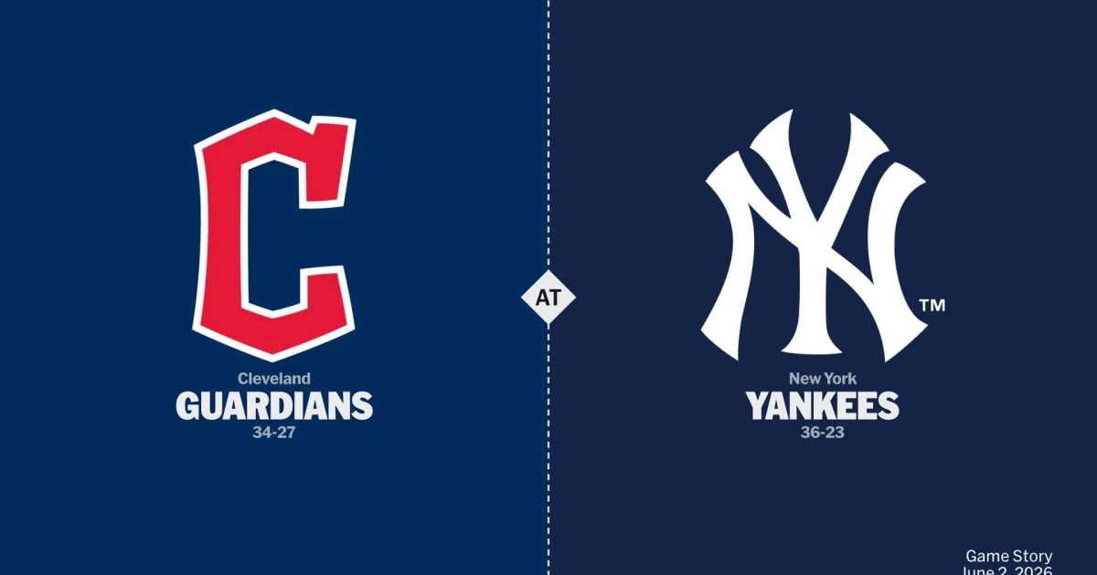 Cleveland Guardians at New York Yankees Game Story, Scores/Highlights - 06/02/2026