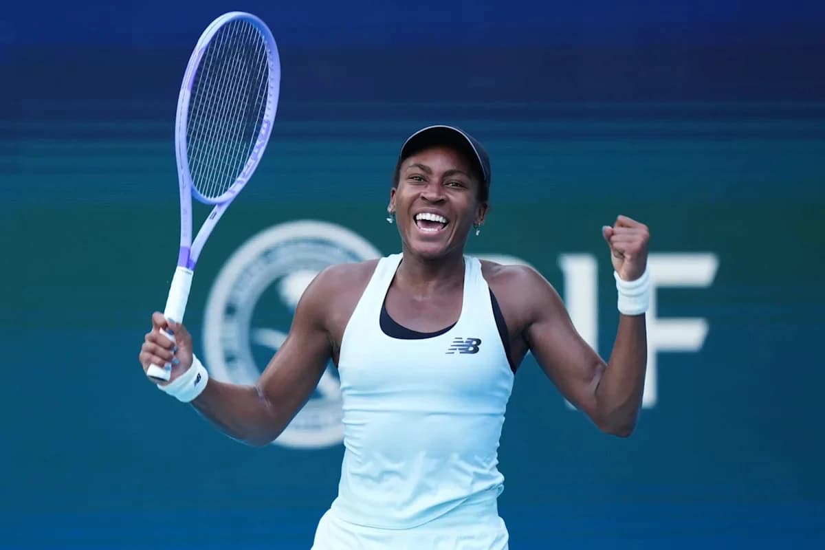 Coco Gauff matches big Maria Sharapova record following latest Cincinnati Open triumph