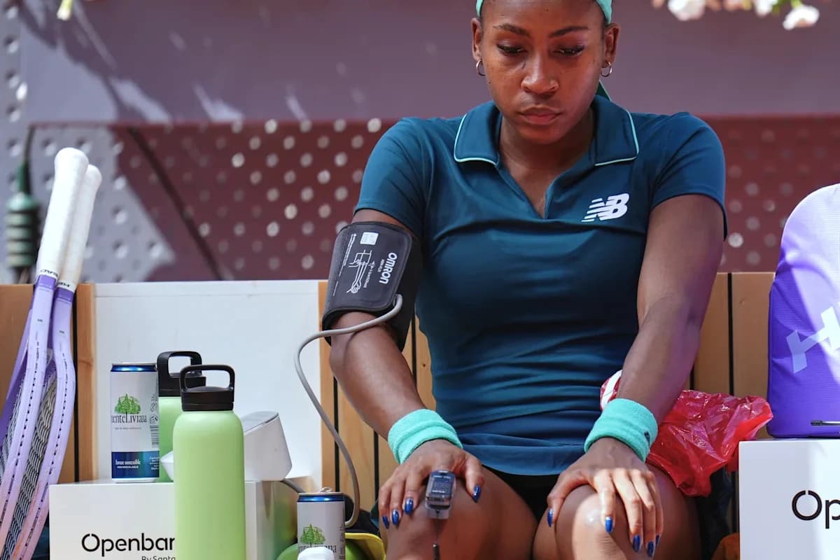 Coco Gauff vomits mid-match, still advances at the Madrid Open: 'My luck today just wasn't good'