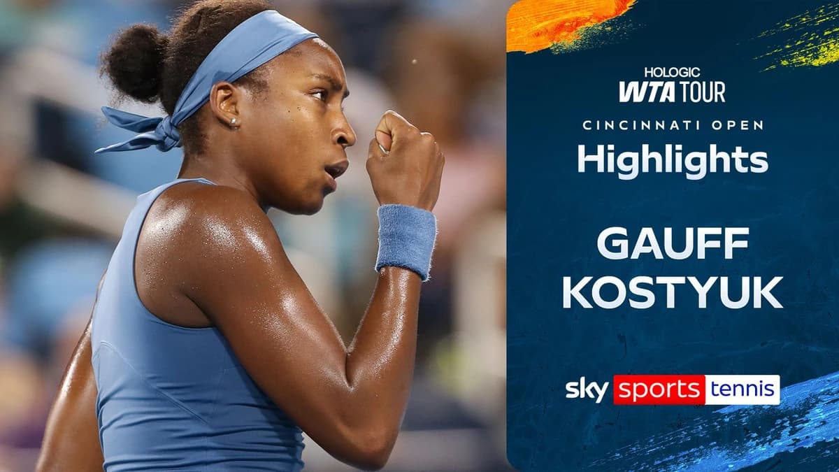 Coco Gauff vs Marta Kostyuk | Cincinnati Open highlights