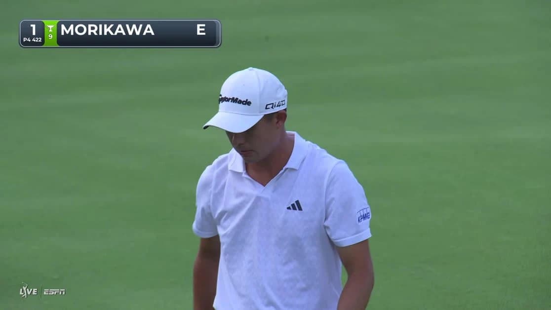 Collin Morikawa hits 138-yard approach to 10 feet at BMW Championship