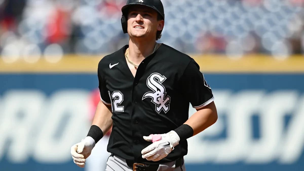 Colson Montgomery homers as White Sox outlast Guardians 7-6 to split AL Central showdown series