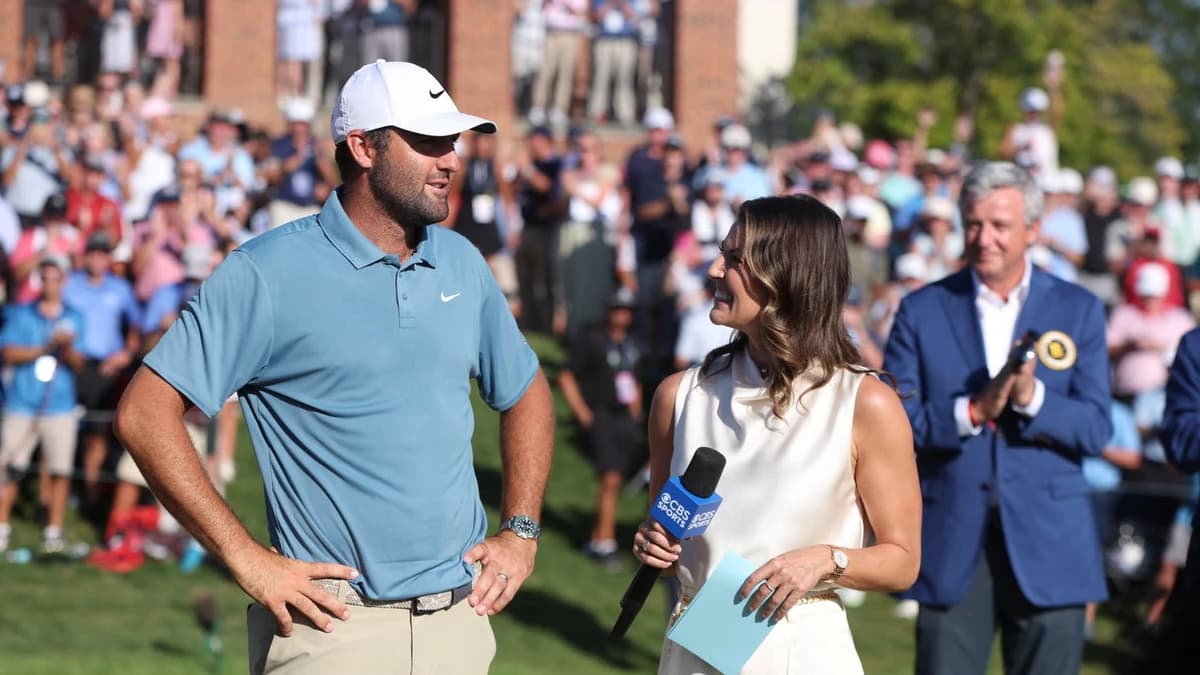 Colt Knost reveals what Scottie Scheffler told Amanda Balionis in CBS interview that never aired