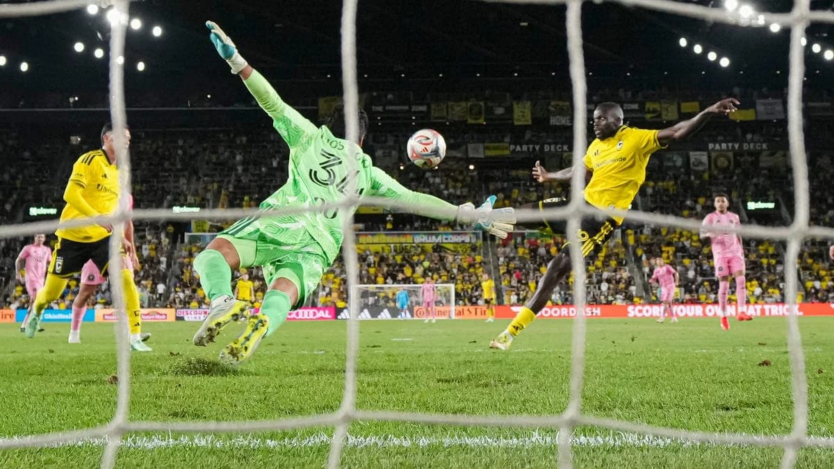 Columbus Crew stun Inter Miami, Messi in 2-1 thriller decided late