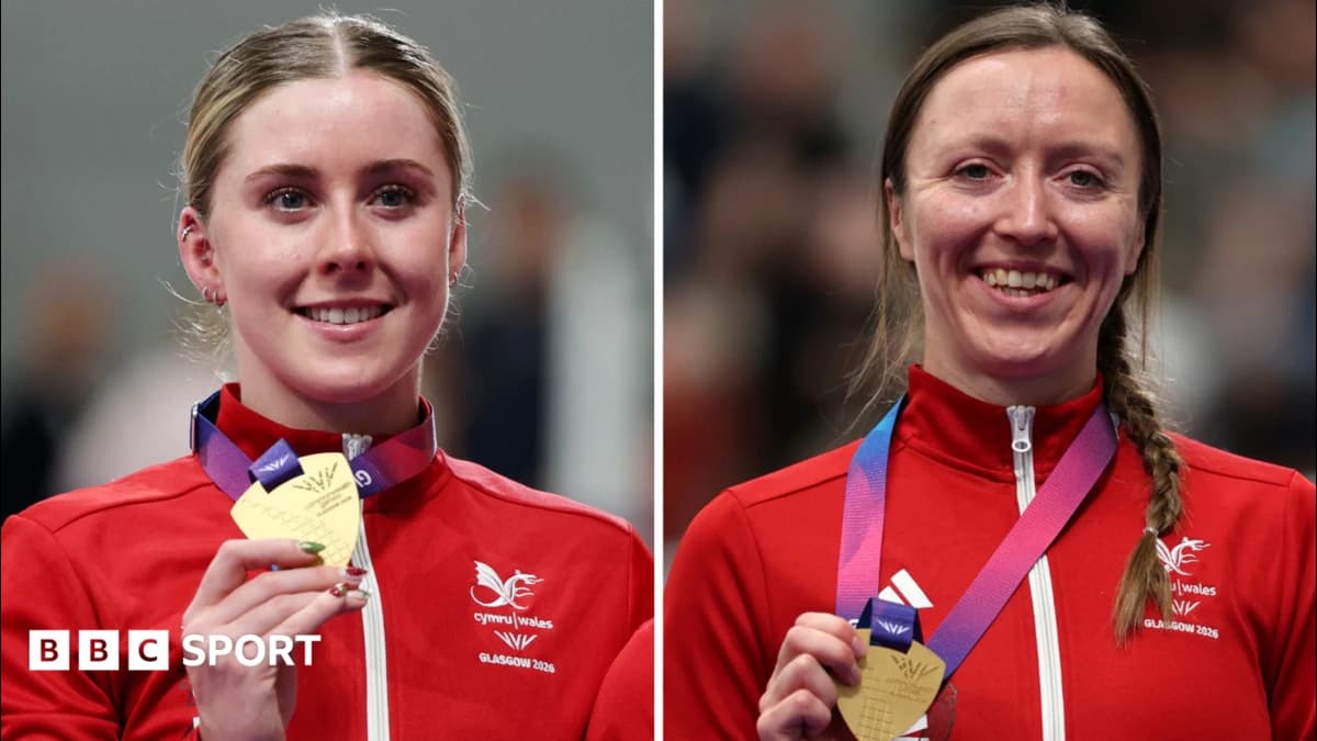 Commonwealth Games 2026: Wales golden girls beat England in cycling duel