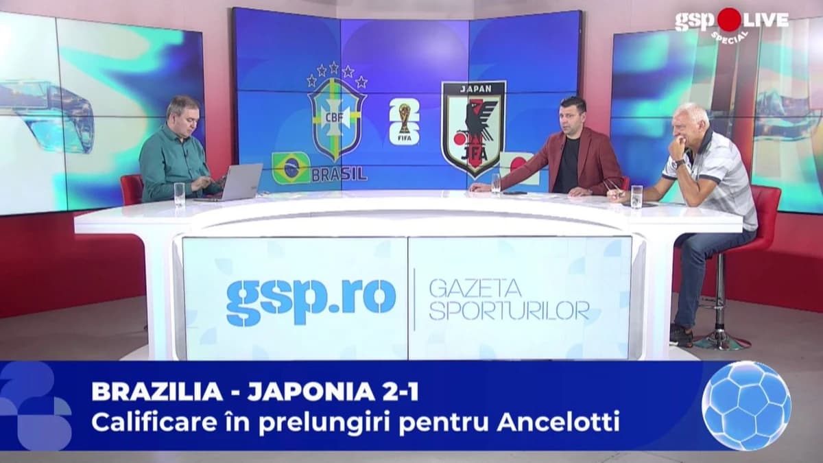 Concluzii după Brazilia - Japonia 2-1 » Raul Rusescu: „Sprânceana domnului Ancelotti și-a făcut efec
