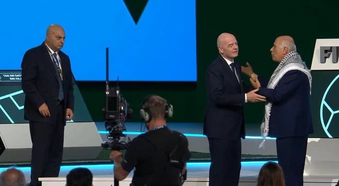 Congresul FIFA: preşedintele federaţiei palestiniene a refuzat să pozeze alături de un lider israeli