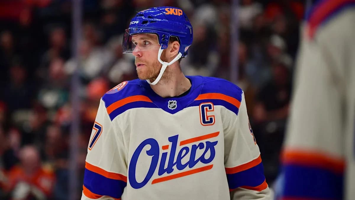 Connor McDavid reacts as injury-hit Oilers fall to Utah Mammoth