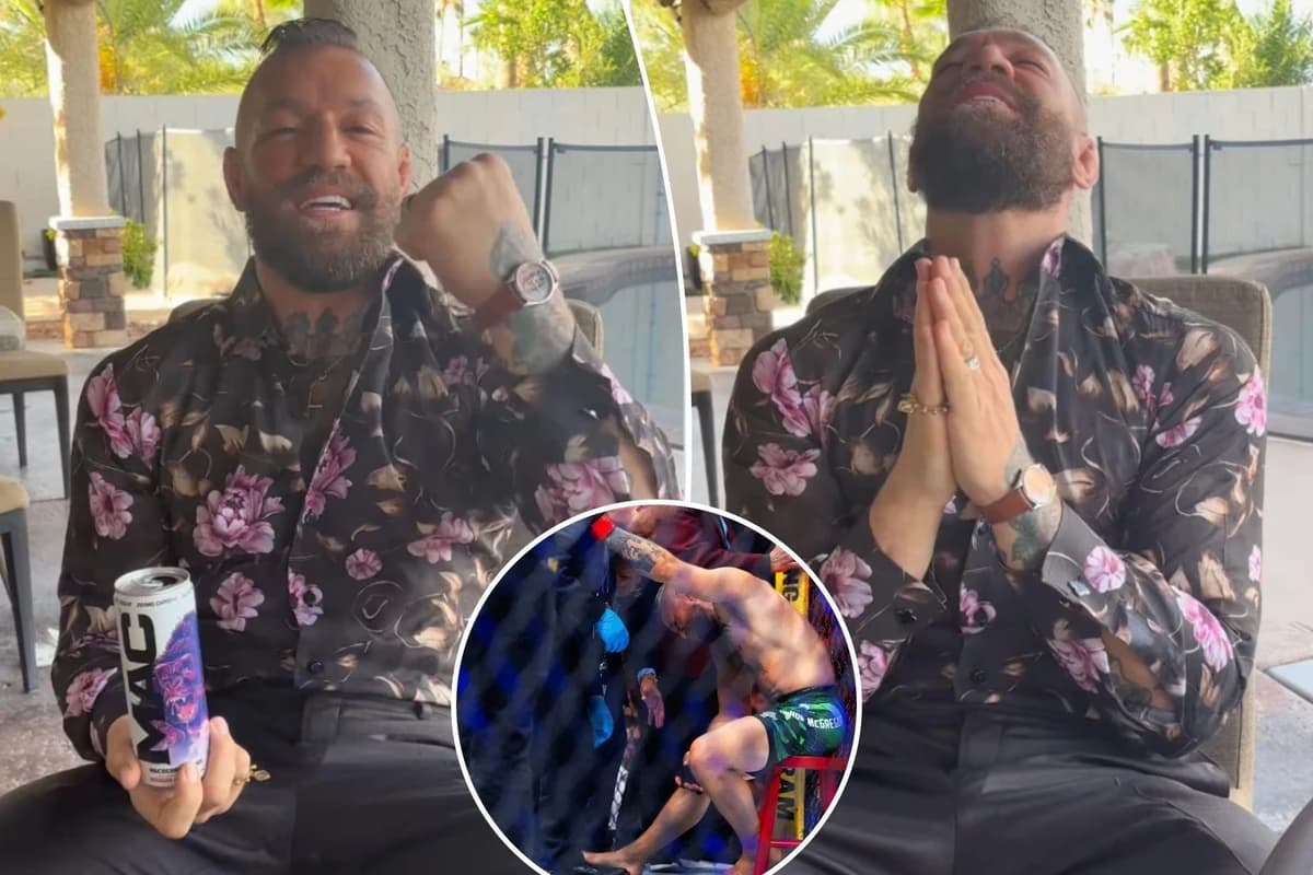 Conor McGregor makes emotional promise in first appearance since disastrous UFC 329